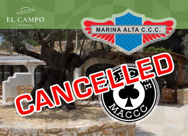 January 2021 Ace Café Meeting - CANCELLED